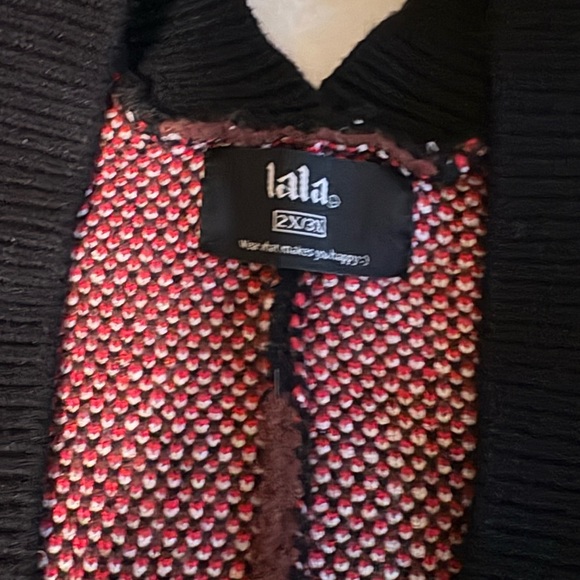 Dressed in Lala “Here’s To The Weirdos” Oversized Cardigan XXL Cozy wearable art - Picture 3 of 11